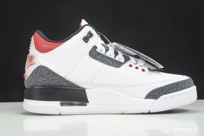 3 FIRE SE VERSION） DENIM RED（JANPAN JORDAN AIR 0906